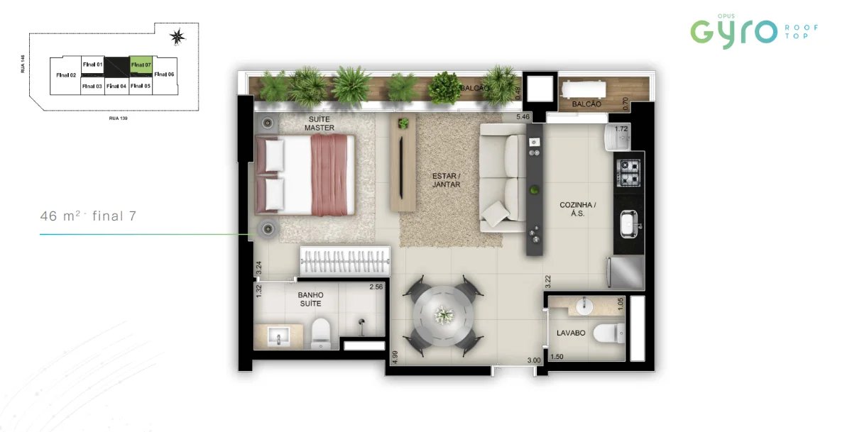 Flat à Venda no Setor Bueno - Imagem 1