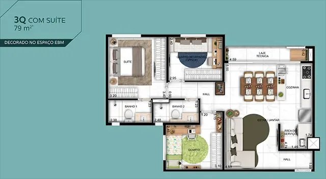 Apartamento à Venda no Setor Bueno - Imagem 1