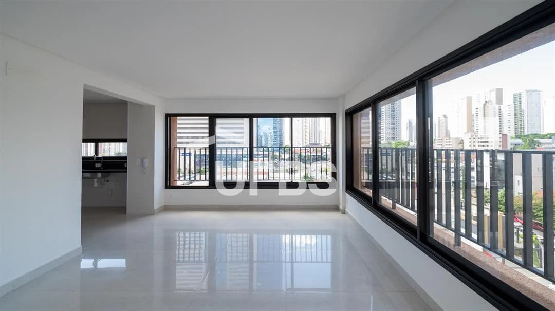 Fachada do Cristal Tower Setor Bueno - 122,81 m² / 3 suítes plenas / Elevador privativo / Rua T-27