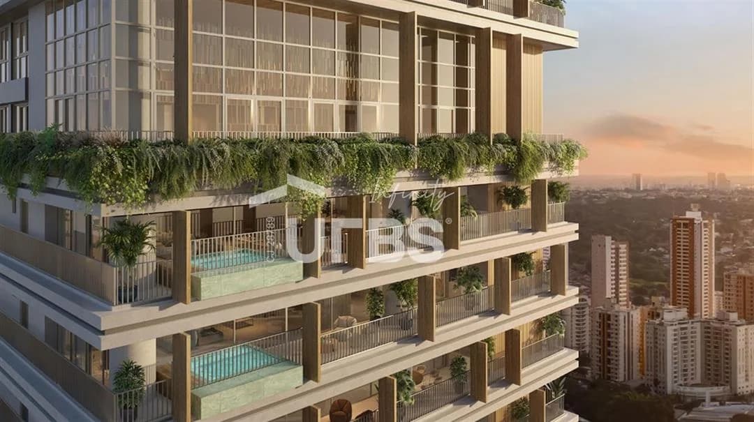 Fachada do Apartamento à Venda no Jardim Goiás em Goiânia - Legítimo Flamboyant