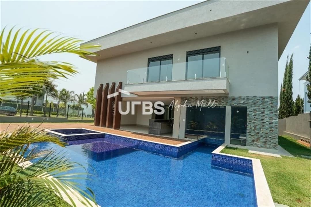 Fachada do Casa no Alphaville Goiás com 512m² | 4 suítes