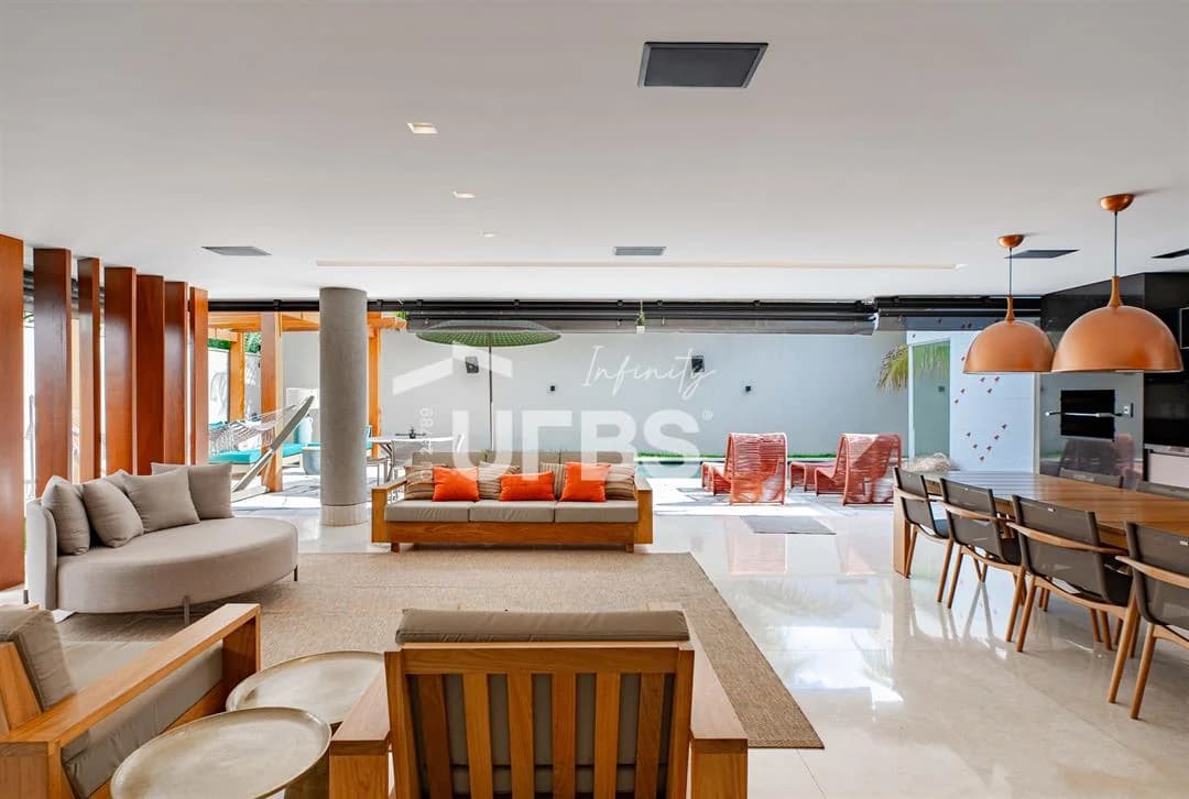 Fachada do Casa de Alto Padrão no Alphaville Araguaia |442 m² e 5 Suítes