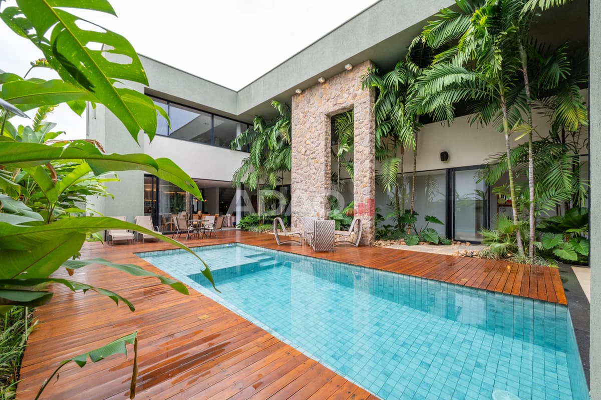 Fachada do Casa Térrea no Jardins Milão | 509m² | 4 Suítes | Piscina Aquecida