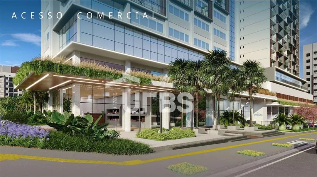 Fachada do Salas Comerciais à Venda no Metropolitan Bueno