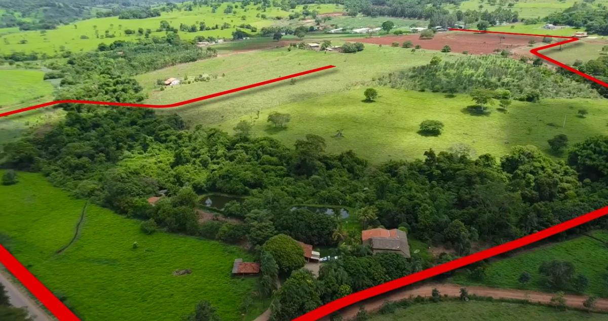 Fachada do Glebas à venda com água e escritura na região Macaúba | Próximo a Nerópolis